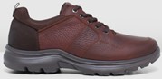 Pair of shoes called Work and Walk. These shoes are in a chesnut colour.